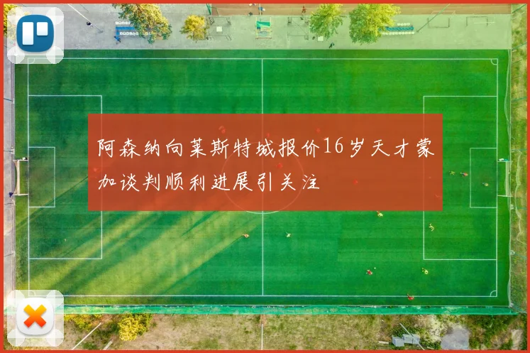 阿森纳向莱斯特城报价16岁天才蒙加谈判顺利进展引关注